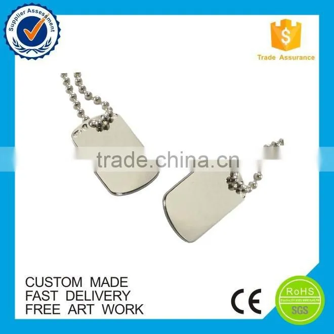 Varied customize metal blank dog tag wholesale