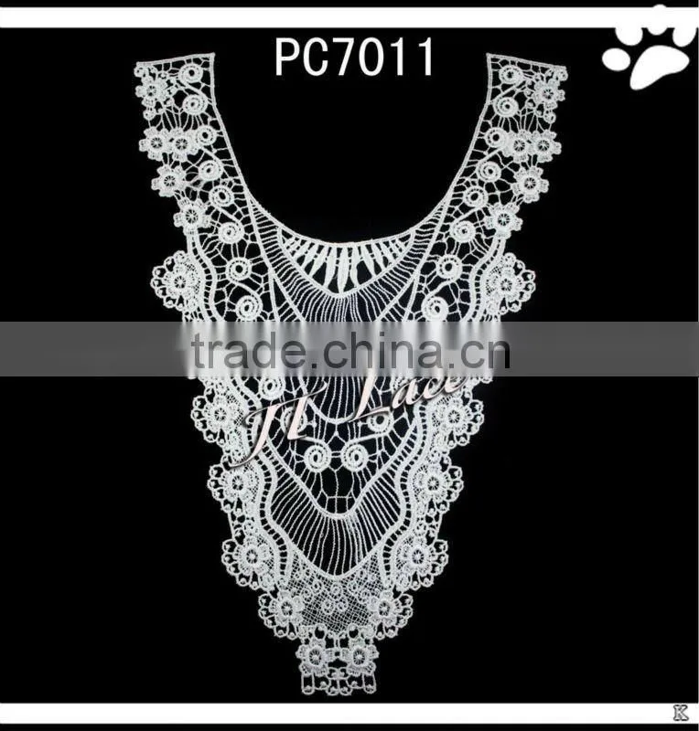 long polyester lace collar for lady front dress(PC7007)