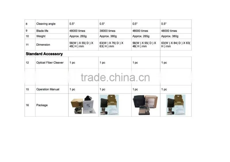 Best Quality High precision ST3110C fiber cleaver optical similar with FC-6S