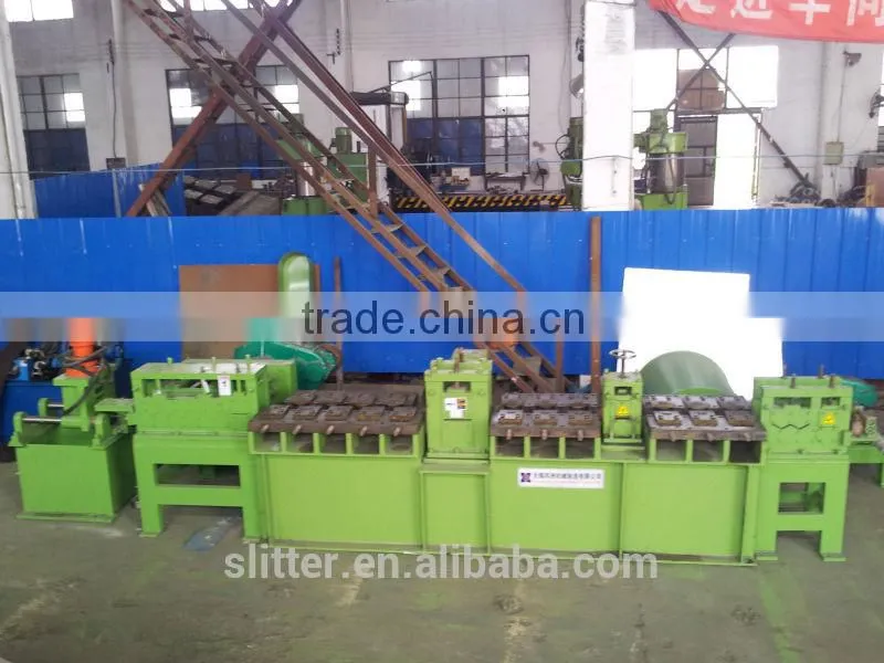 2015 steel flat bar chamfering and straightener machine