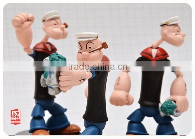 PVC high quality Popeye movable action figures /American anmie action figures /OEM ODM are welcome