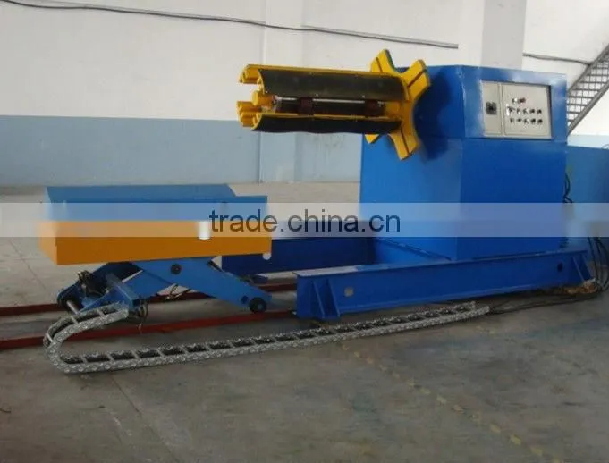 hydraulic decoiler with coil car/coil trailer