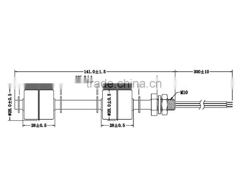 SUS Water Float Switch - SFS-2A(B)-125