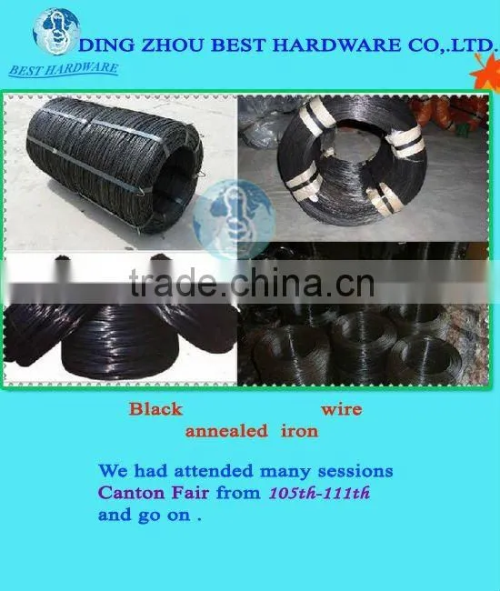 low price black soft oiled iron wire