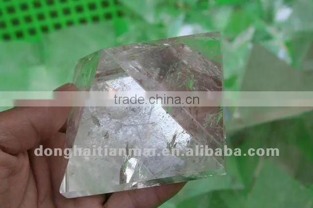 Natural Clear QUARTZ Crystal HEALING Pyramid For Decoration, Gift
