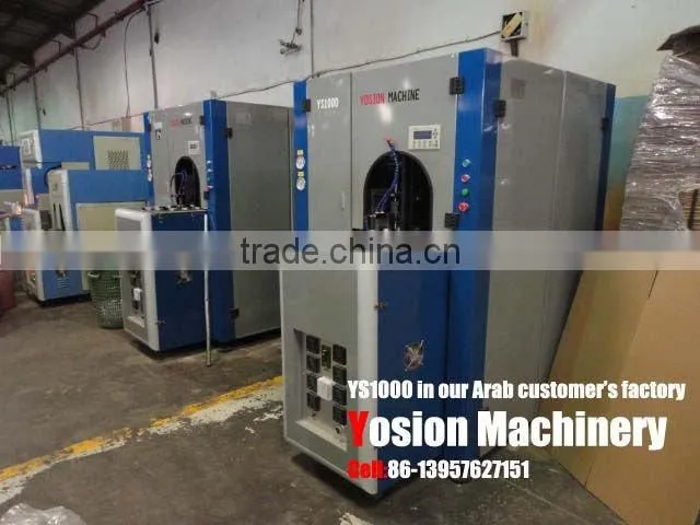 PET semi-automatic Bottle stretch blowing molding machinery