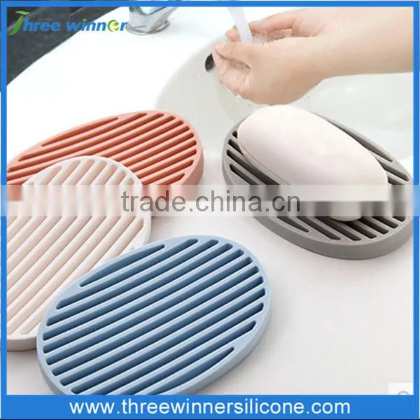 Cheap rubber soap holder colorful silicone soap holder