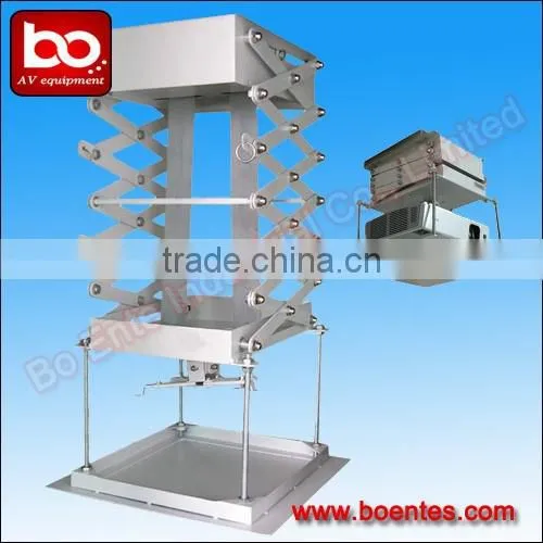 110V~220V Ceiling Motorized Projector Lifting Security Cage with Remote Control