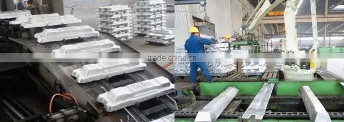 China Pure aluminium ingot 99.7 manufacturer