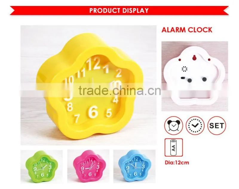 Color plastic Alarm clock/table alarm clock/fancy alarm clock