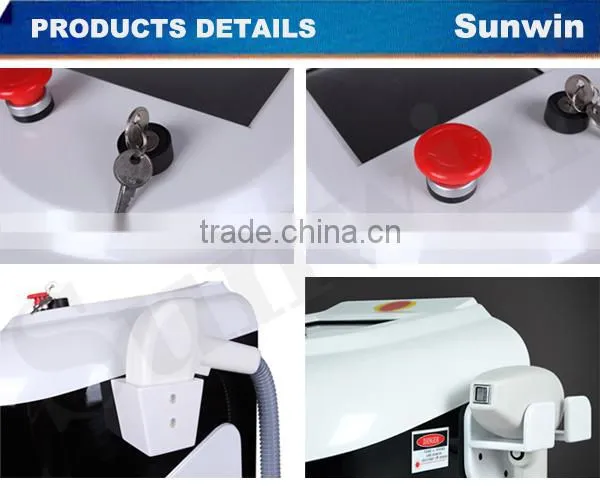 Sunwin permanent hair removal/hair reduction 808 laser (SW-206E)