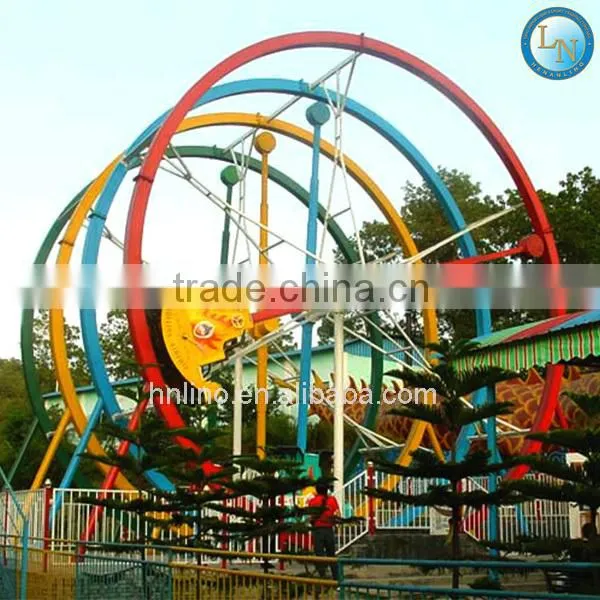 2016 Kids playground outdoors rides amusement rides ferris ring car for sale