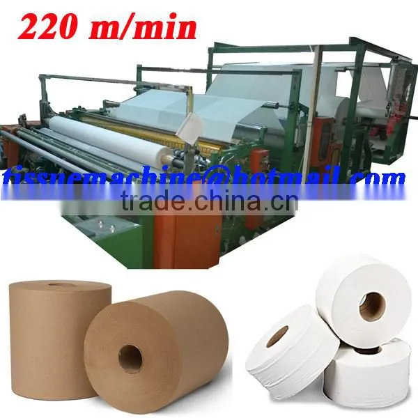 Italy German Design 2900mm Embossing Printing Laminating High Speed Automatic Jumbo Roll Slitting Rewinder Machine