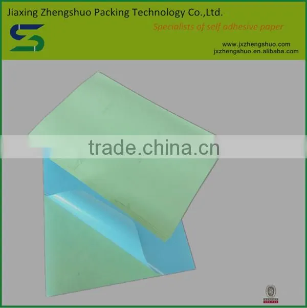 Hot sale customized printing self adhesive wood free paper