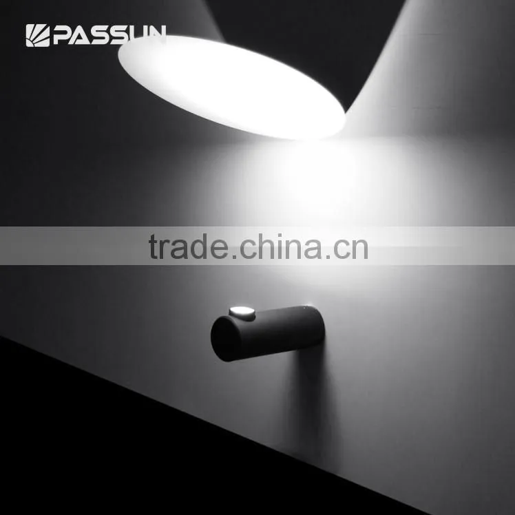 pure aluminum surface mounted led bedside wall light