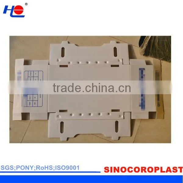 uv resistant and dust proof plastic polypropylene recyclable box