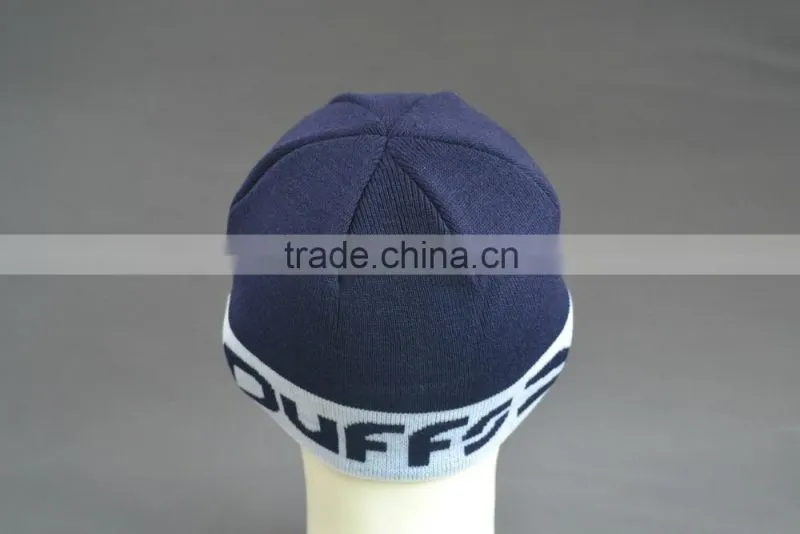 BSCI Audit 100% Acrylic Custom winter beanie hat with jacquard logo