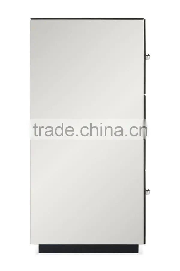 Europe style luxury mirrored chest of drawers