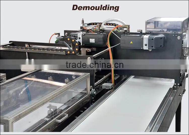 Chocolate bar depositing machine