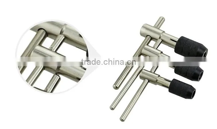 T-Handle Tap Wrench Chuck Type M3-M12 Screw Tap Holder Hand Tools