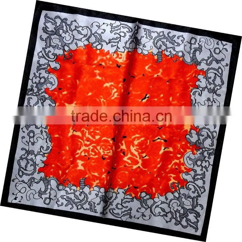 2013 fashion western style silk twill scarf