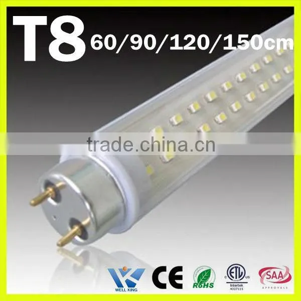 UL Energy star 18W 2200lm T8 4 foot LED TUBE