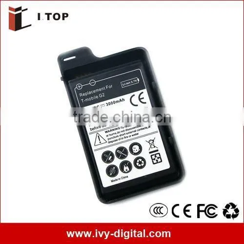 3500mAh Mobile Phone Extended Battery For HTC T-mobile G2