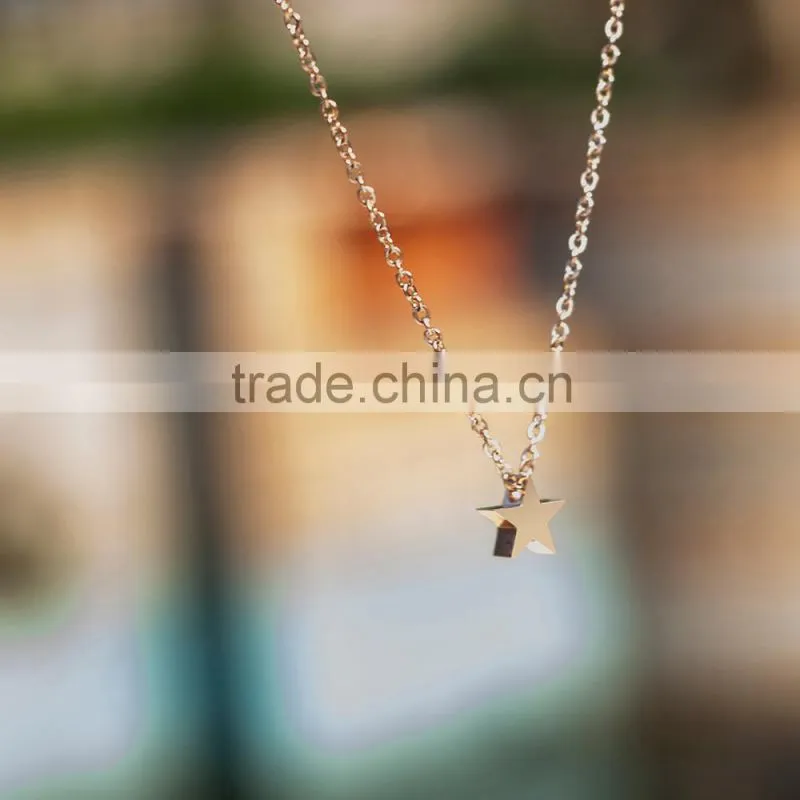 Stainless Steel 10mm Vintage Tiny Pentagram Star Charm
