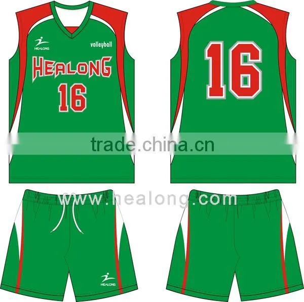 custom sleeveless plain volleyball jersey