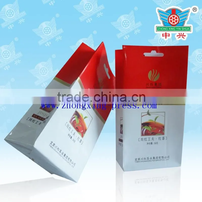 Free samples aluminum foil wrapped side gusset tea bags small tea bag