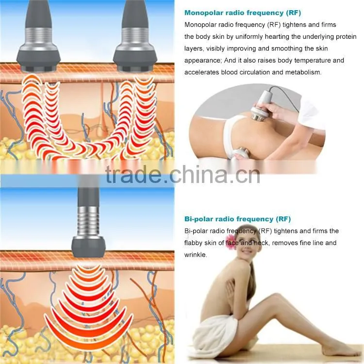 Portable Ultrasound Rf Slimming Machine face lifting and body slimming