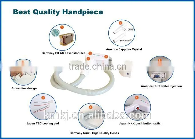 2017 Professional diode laser soprano hair removal machines