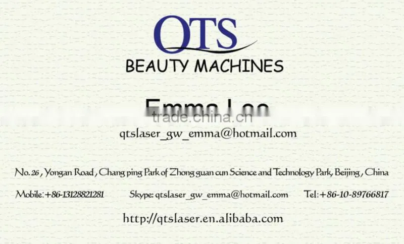 QTS Q Switched Nd Yag laser 1064 nm remove black and blue tattoo