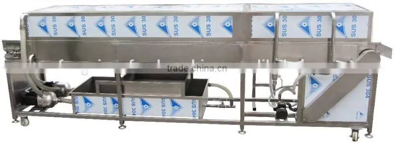 DUP-5000 Industrial Top and Bottom Spray Vegetable and Fruit Washing Cleaning Machine