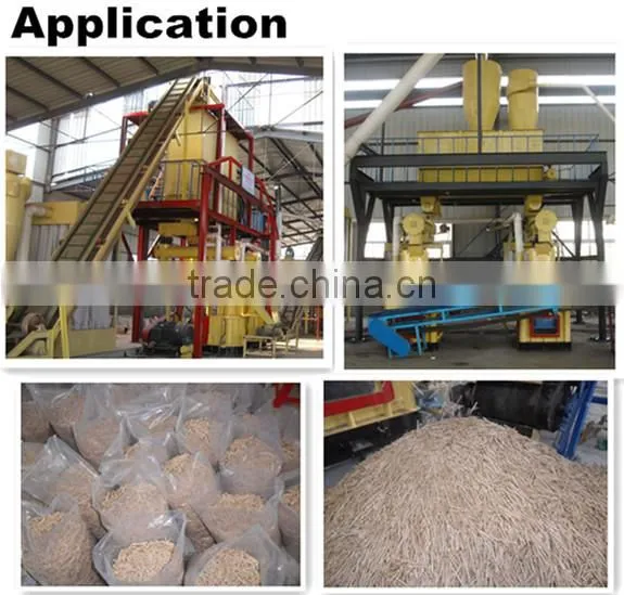 China CE Multifunctional flat die Wood pellet mill for making pellets as fuel and feed