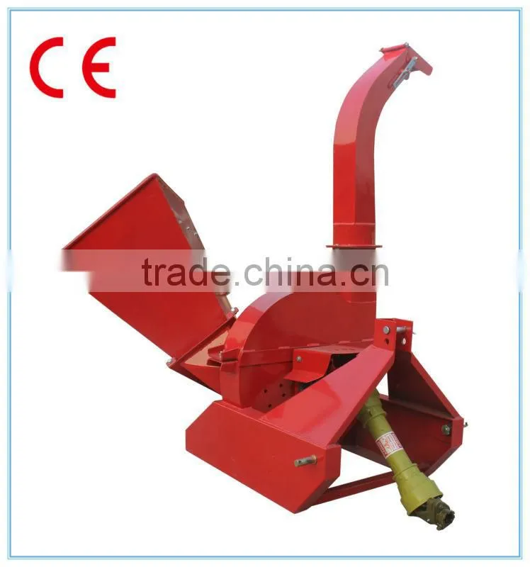 Wood chipper for garden tractor, 25-50hp tractor PTO wood chipper,CE approval