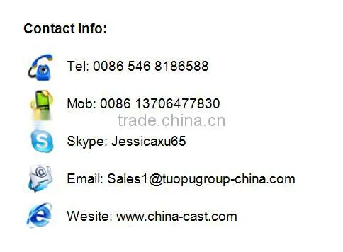 Precision investment casting top cap Mirror polished heavy duty top slide Stainless steel top cap