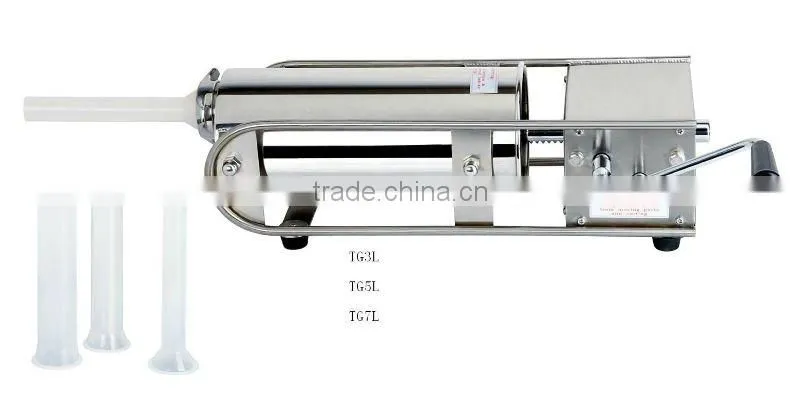 Industrial Maunal verticial sausage stuffer for 3/5/7/10/15L CE,Rohs approved