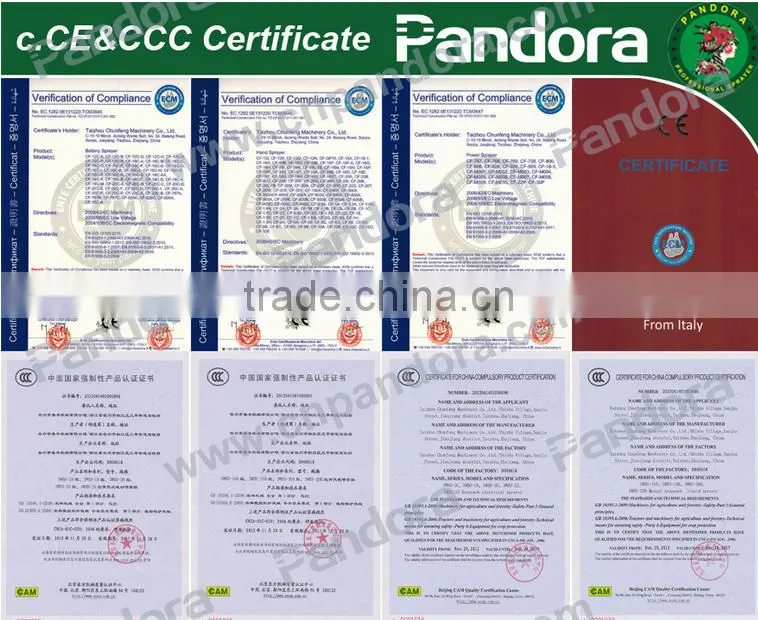 16L 16E Pandora Agricultural Mist Backpack Hand Sprayer