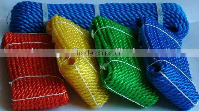 red, yellow, blue, green plastic rope