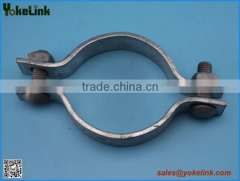 High quality electric fasten 2-way pole band for overhead line fittings