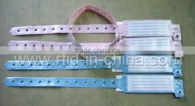 125KHz/13.56MHz Custom PayPass RFID Wristbands/Bracelets with Low Factory Price