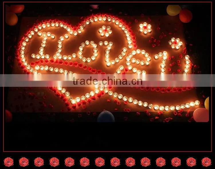 Wholesale Round shaped Tealight Candles For Valentine's Day