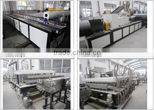 pvc corrugated pipe extrusion line / corrugated pipe machine