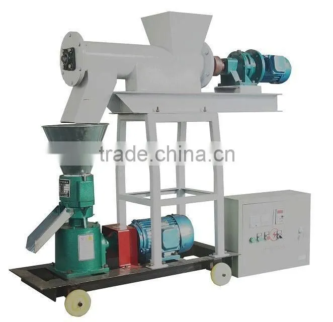 Animal Feed Pellet Production Line / Feed Pellet Mill CE Approved