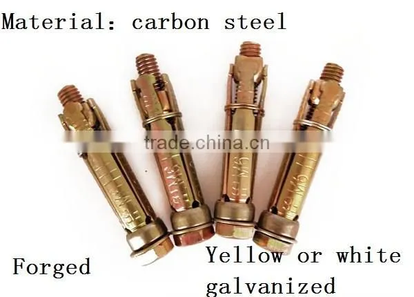 Steel forged galvanized hilti anchor eye drywall bolt