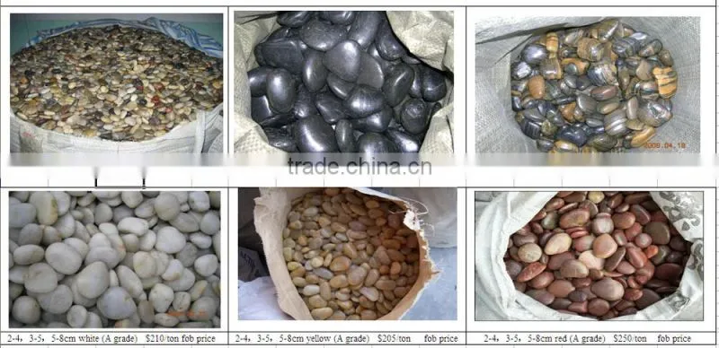 Tumbled cobblestone driveway pavers porphyry cobblestone