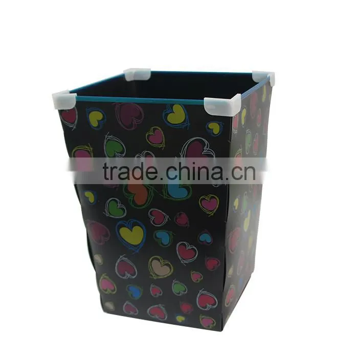 Bed room/Desk/Office DIY Square Plastic Trash Can