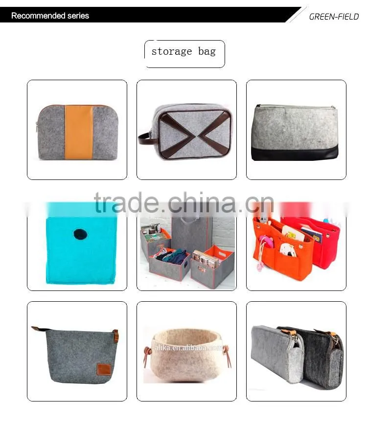 Custom handmade felt storage bag Felt Storage shopping Bag