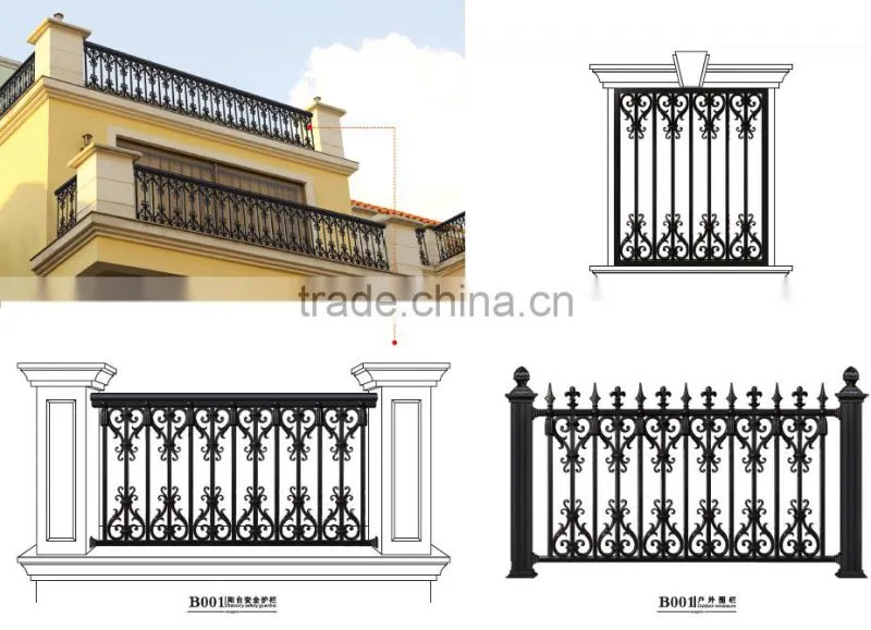 Keenhai OEM Customed House Decorative Modern Iron Window Grill Design